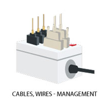 Cables, Wires - Management - Cable Supports and Fasteners