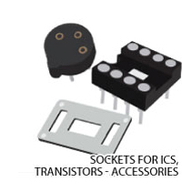 Connectors, Interconnects - Sockets for ICs, Transistors - Accessories