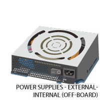 Power Supplies - External-Internal (Off-Board) - AC DC Configurable Power Supply Chassis